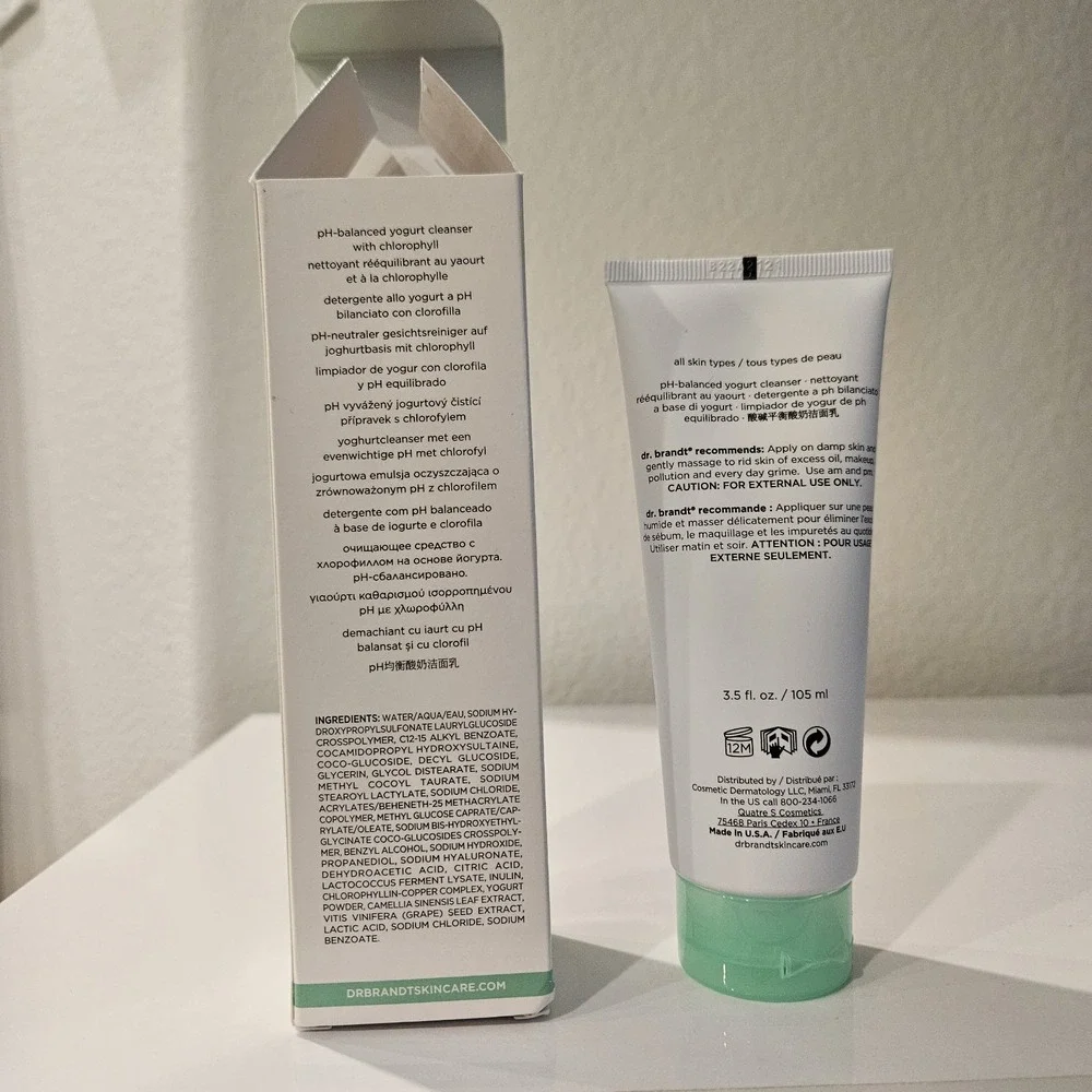 Dr. Brandt Clean Biotic pH-Balanced Yogurt Cleanser 3.5 oz